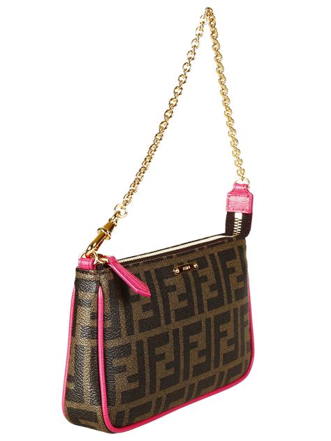 fendi logo bag size